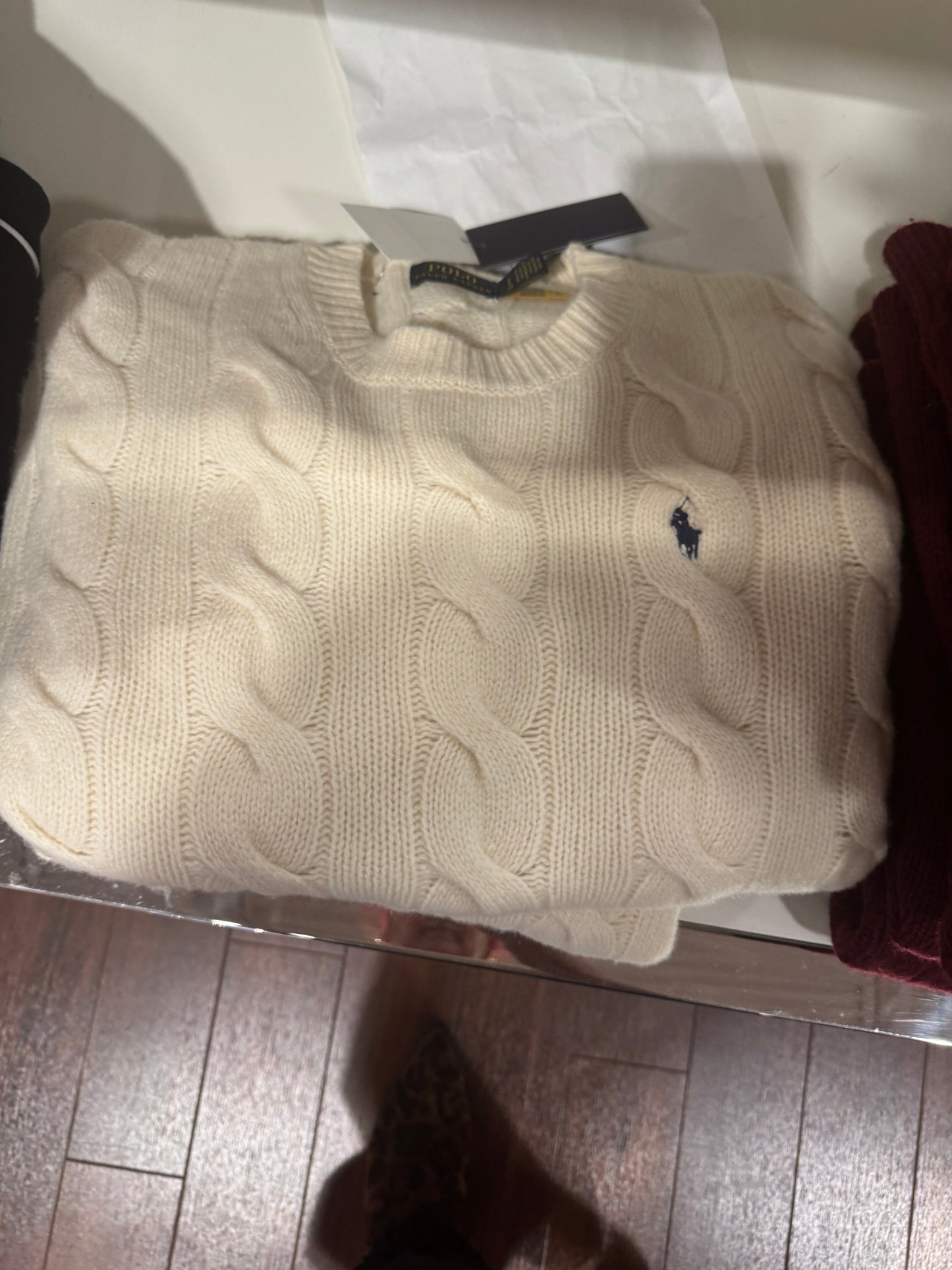 Ralph lauren yün+cashmere kazak