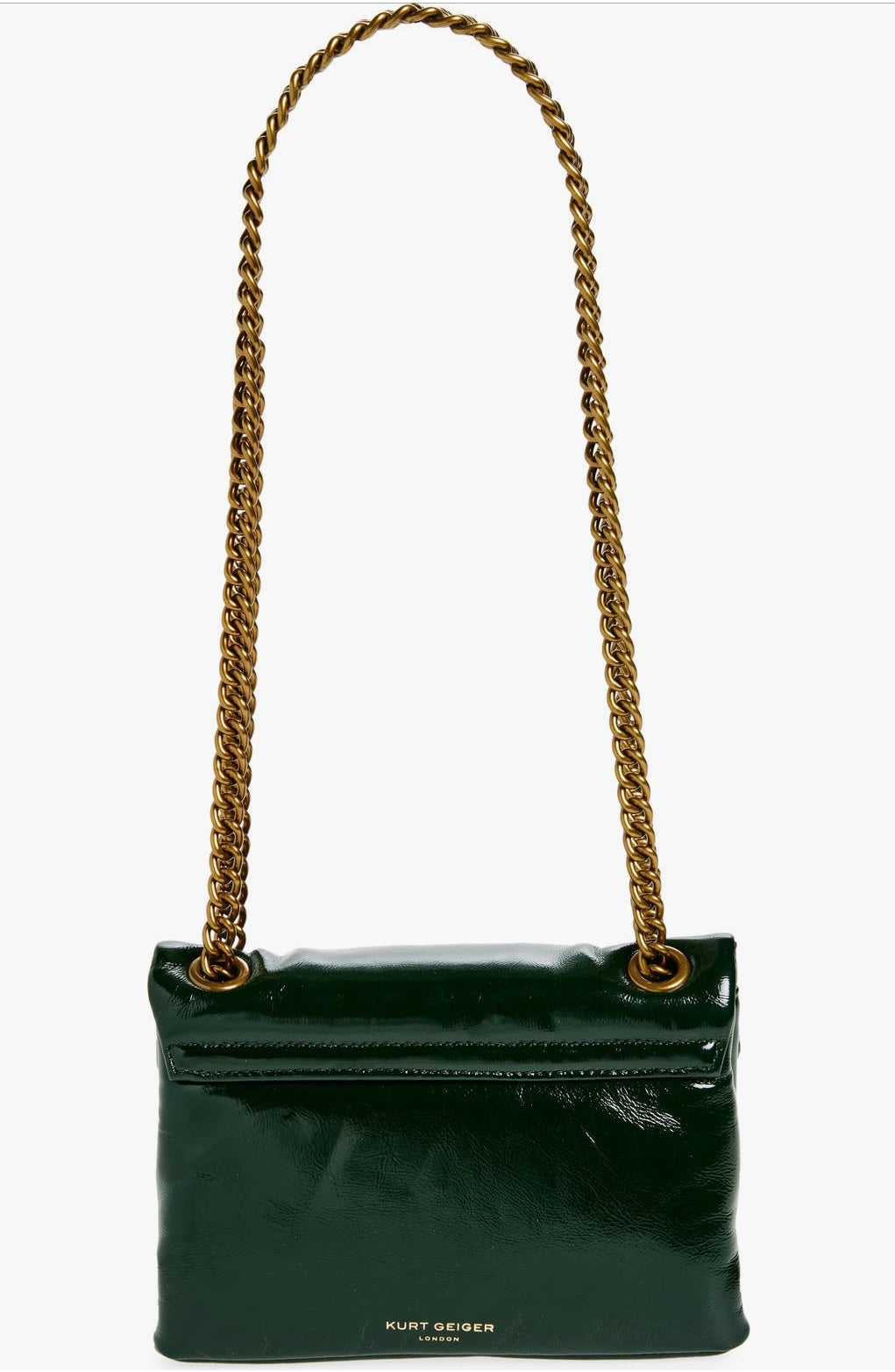 Kurt Geiger mini kensington leather bag/Open Green