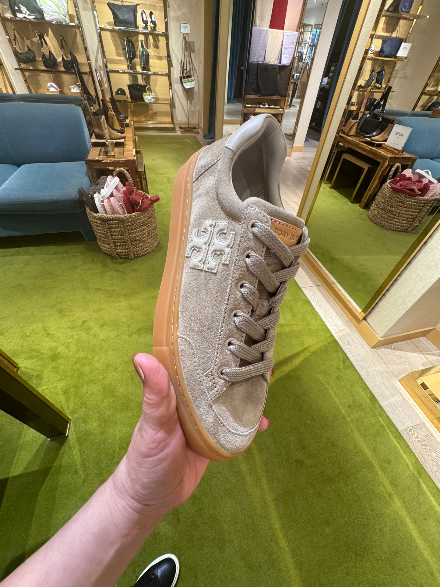 Tory Burch süet sneakers