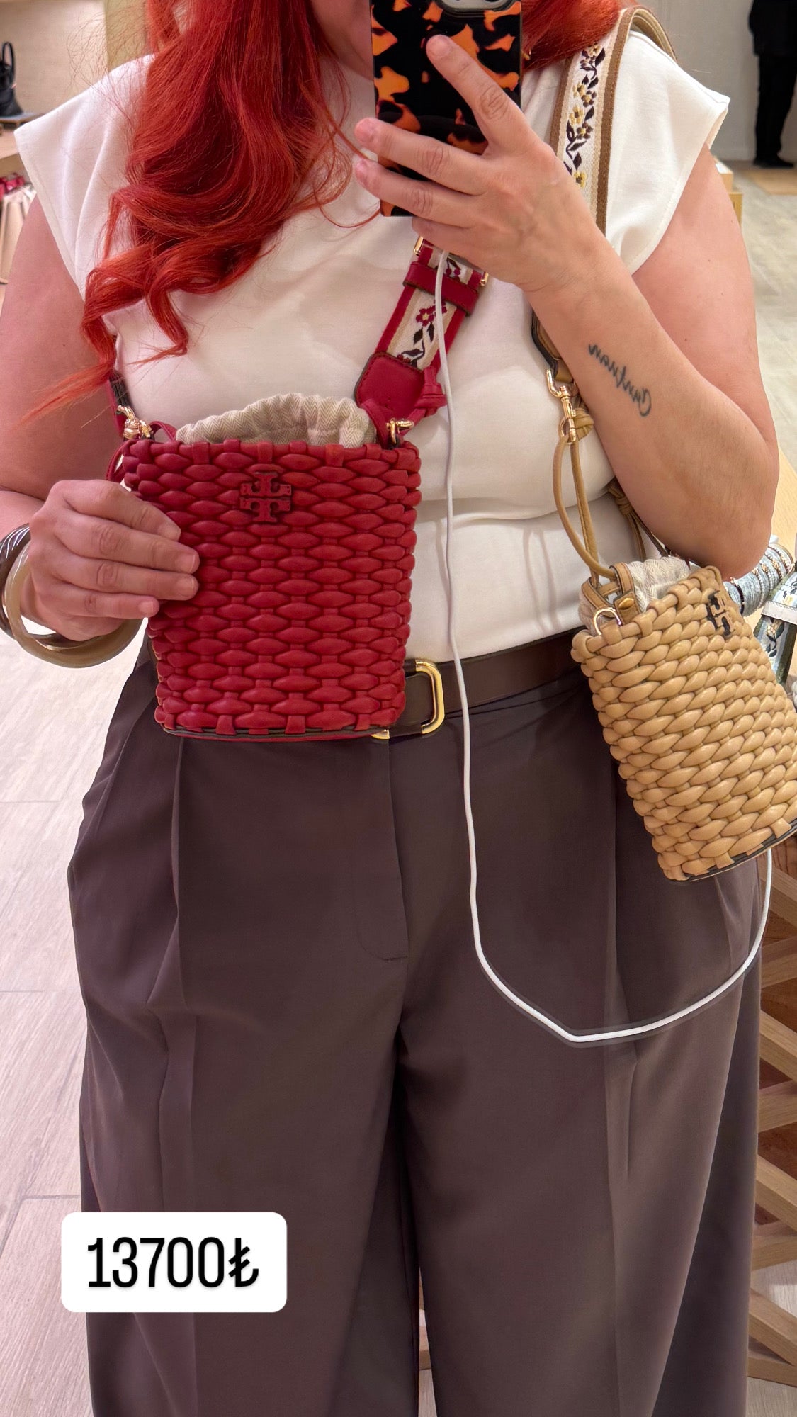 Mini bucket bag