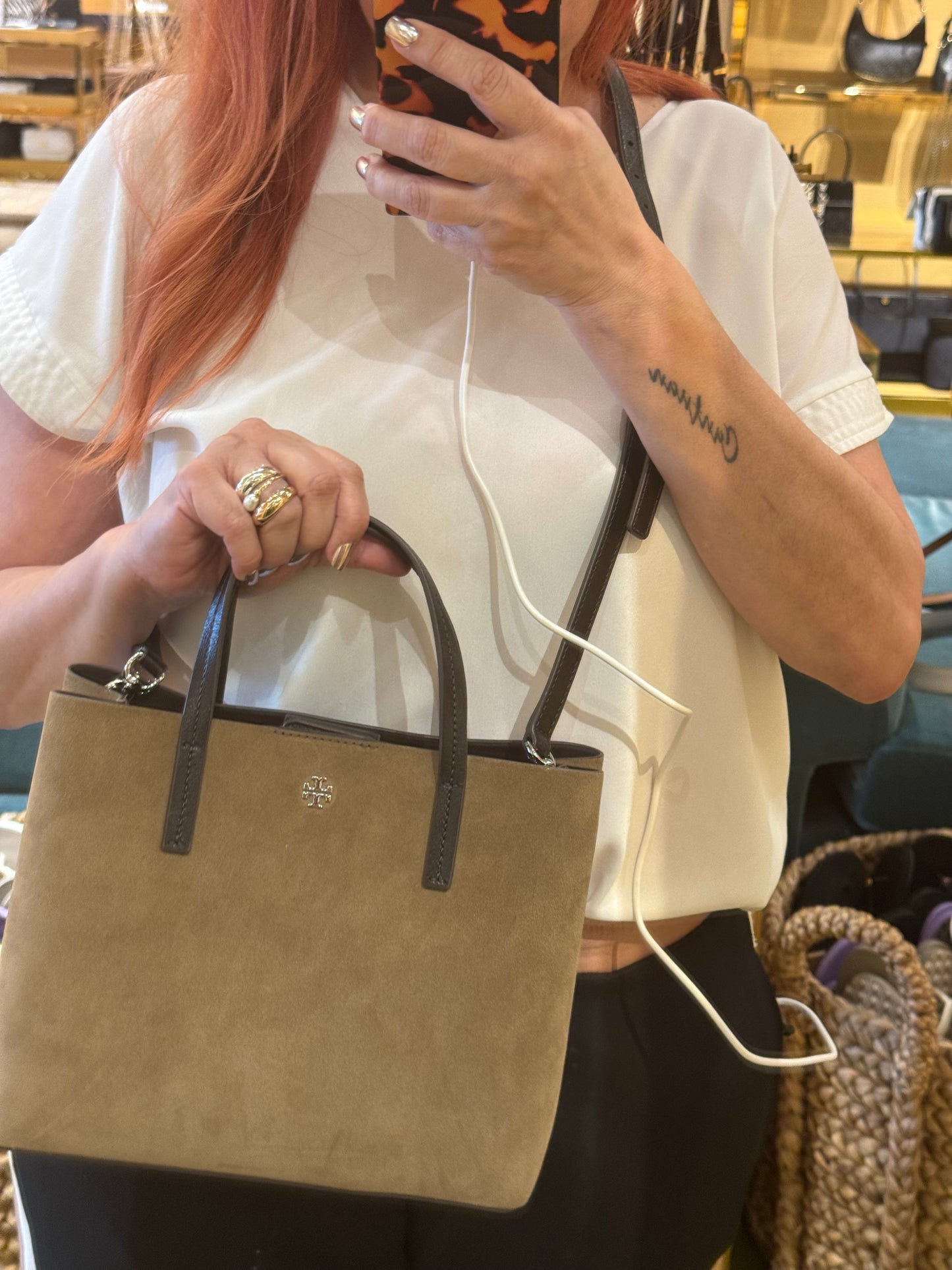 Blake crossbody süet