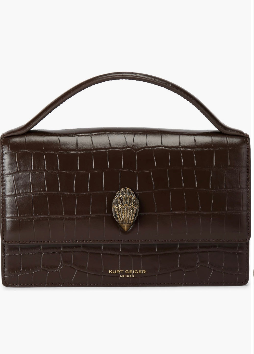 Bond croc embrossed top handle