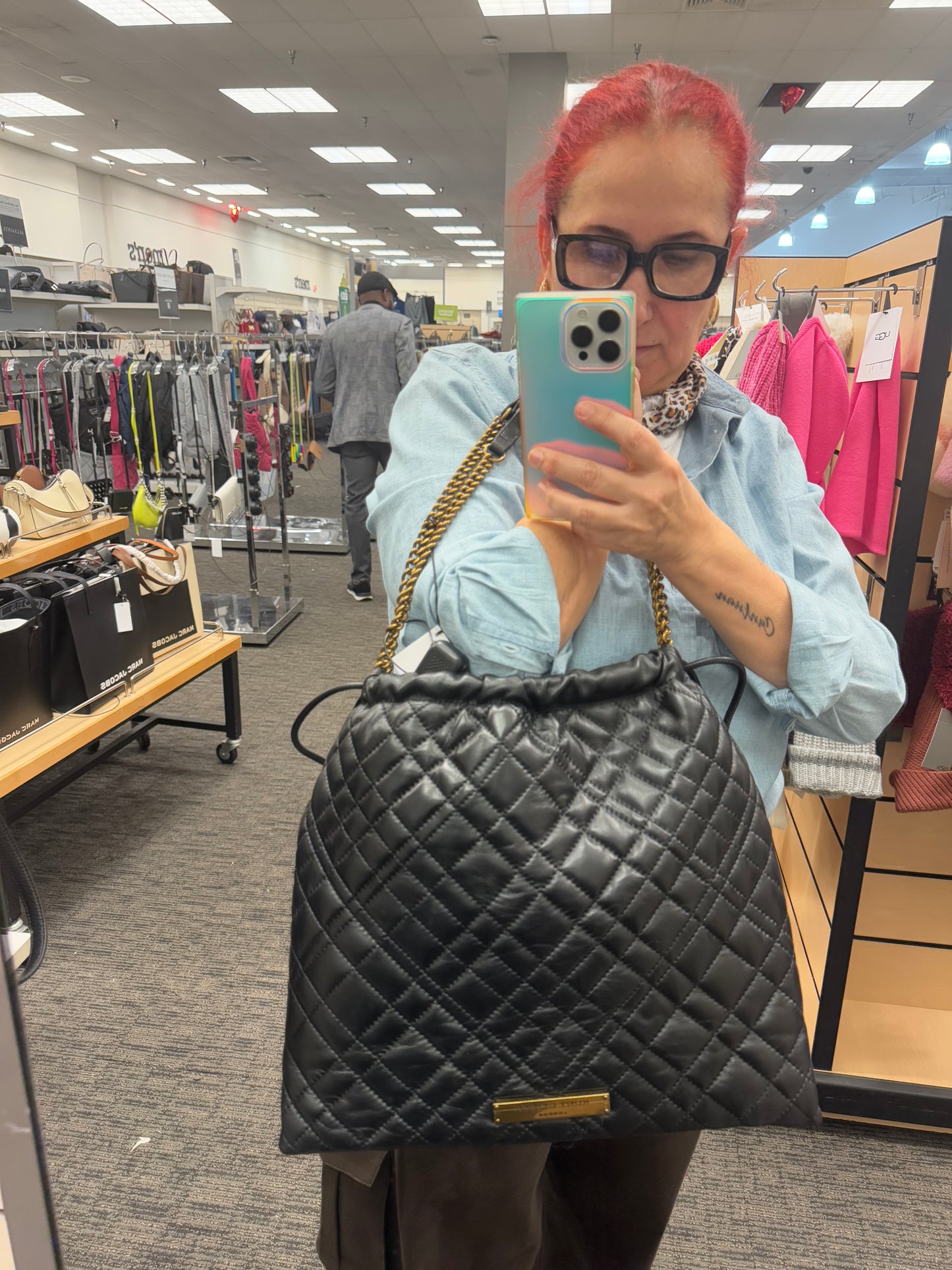 Brixton Drawstring Quilted Shoulder bag