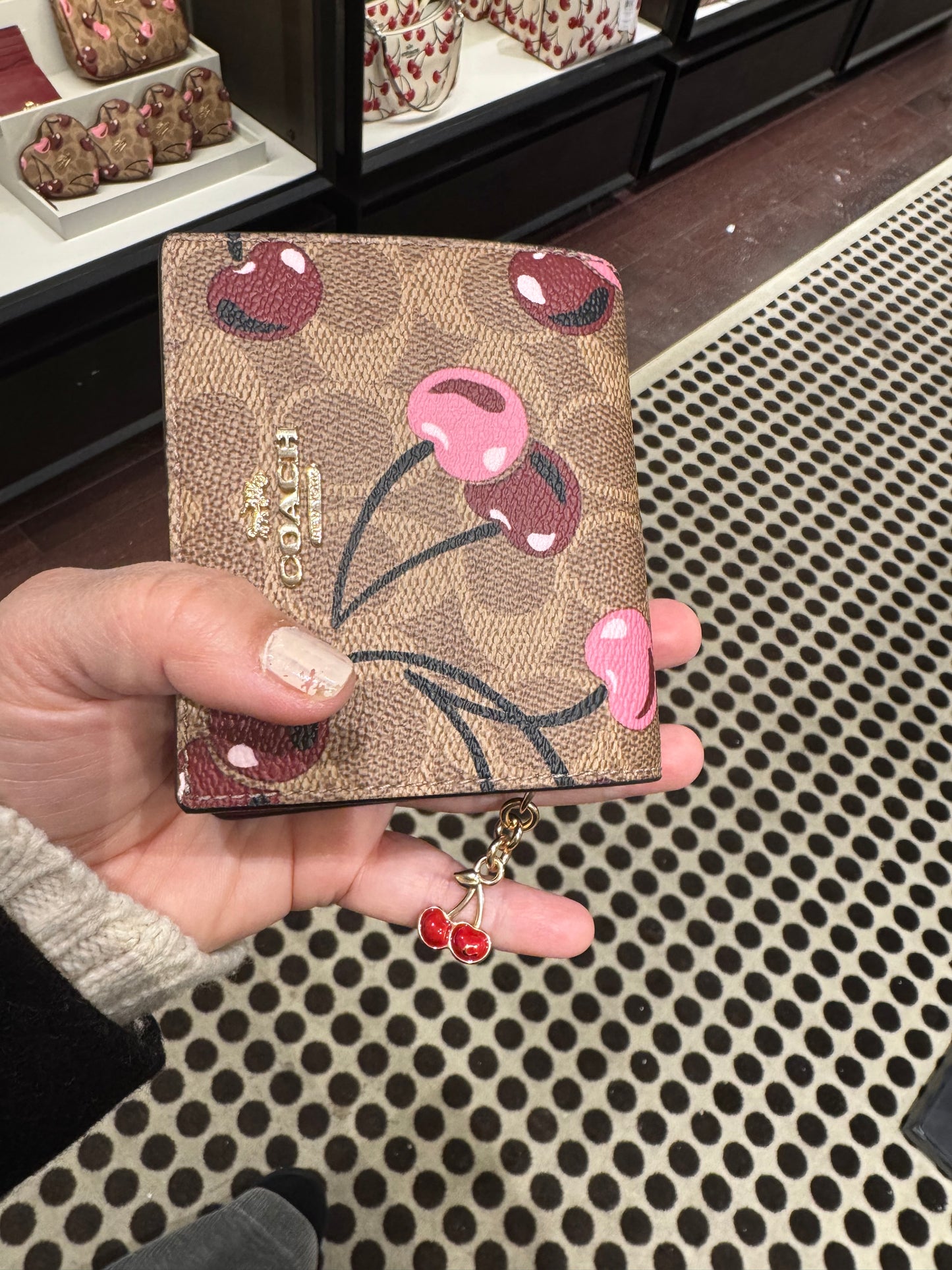 Coach cherry minik cüzdan 🍒