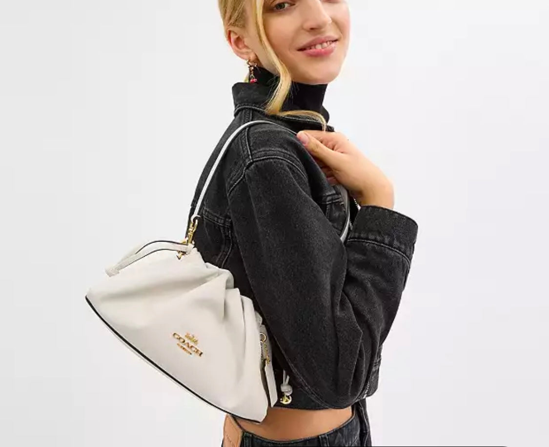 Faye Shoulder Bag With Ruching Renkler➡️