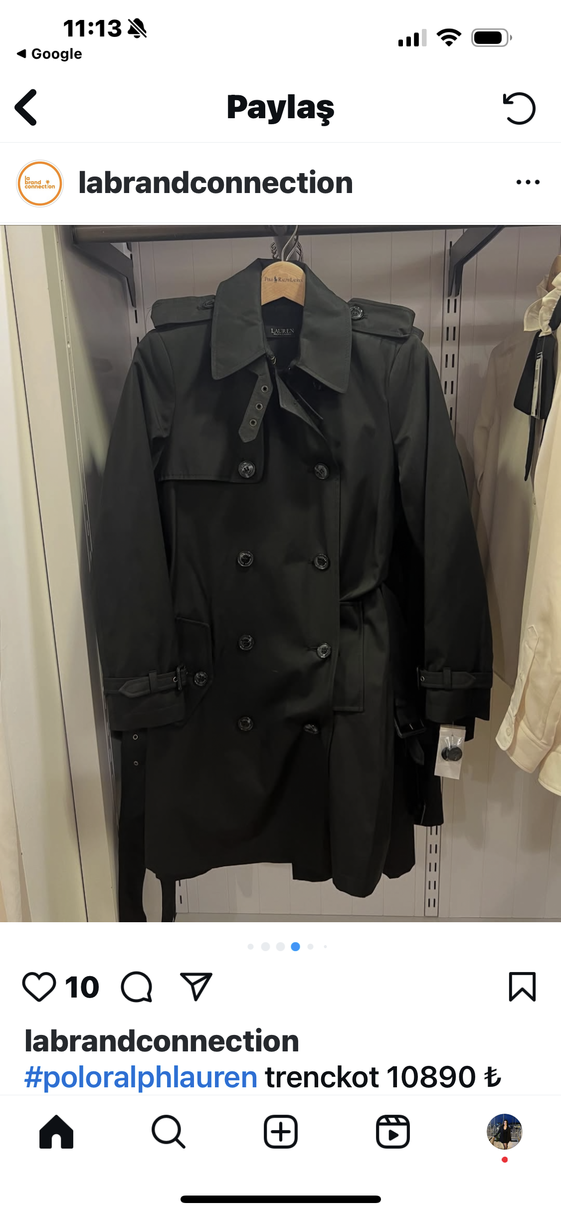 Ralph lauren trench coat