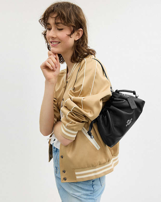 Faye Shoulder Bag With Ruching Renkler➡️