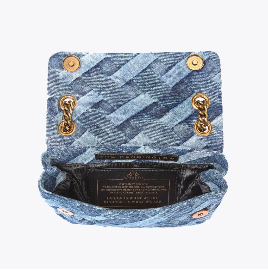 MINI DENIM KENSINGTON BAG