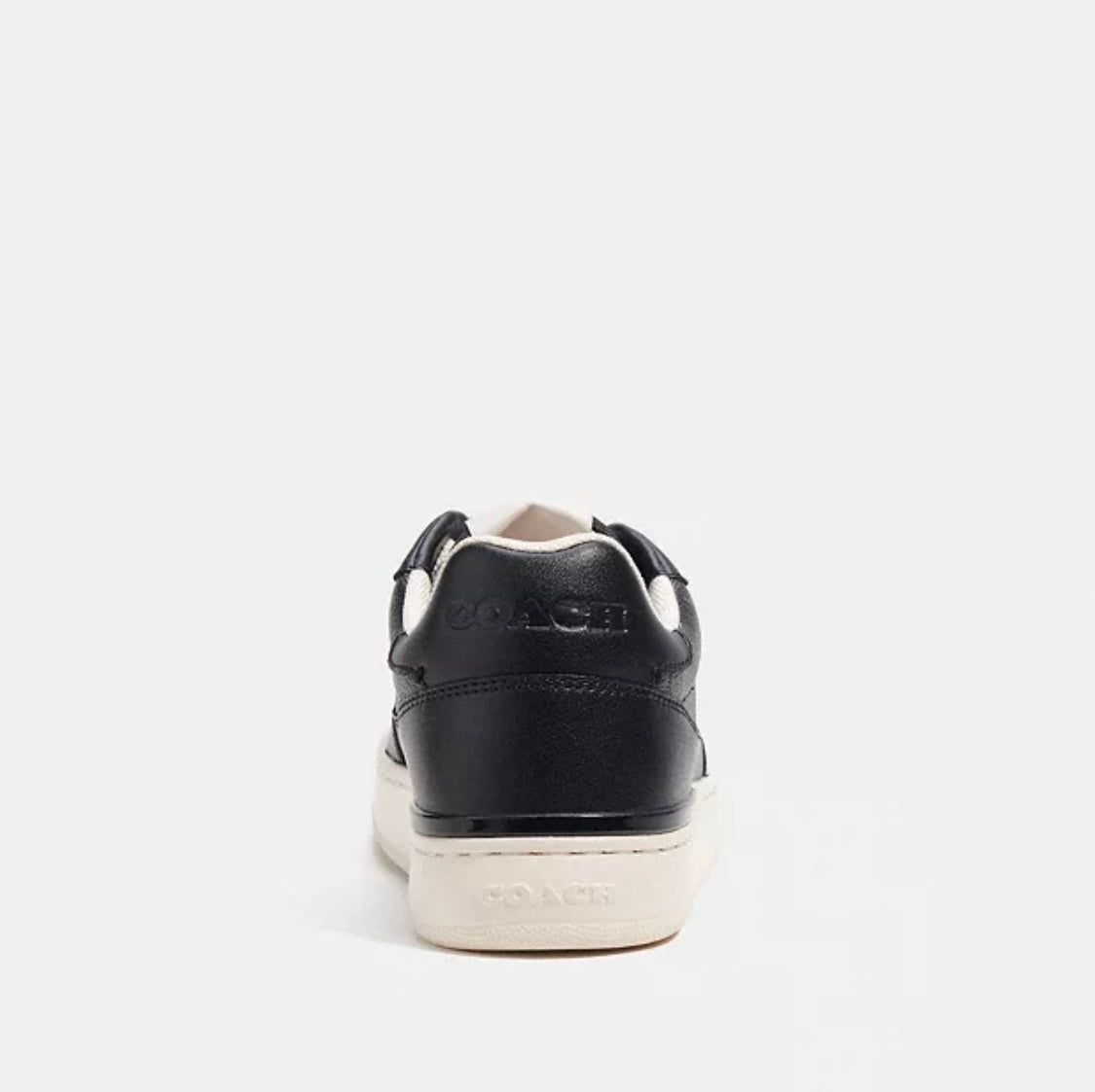 Clip Court Low Top Sneaker In Signature Canvas Charcoal/Black