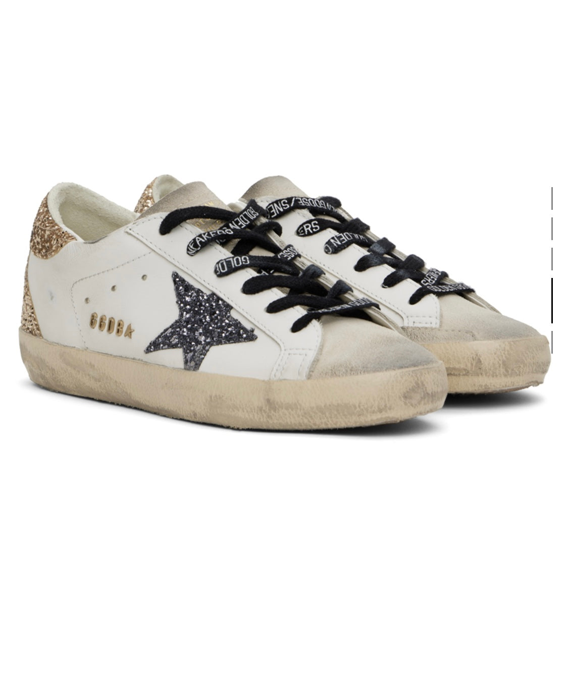White& Beige super star classic