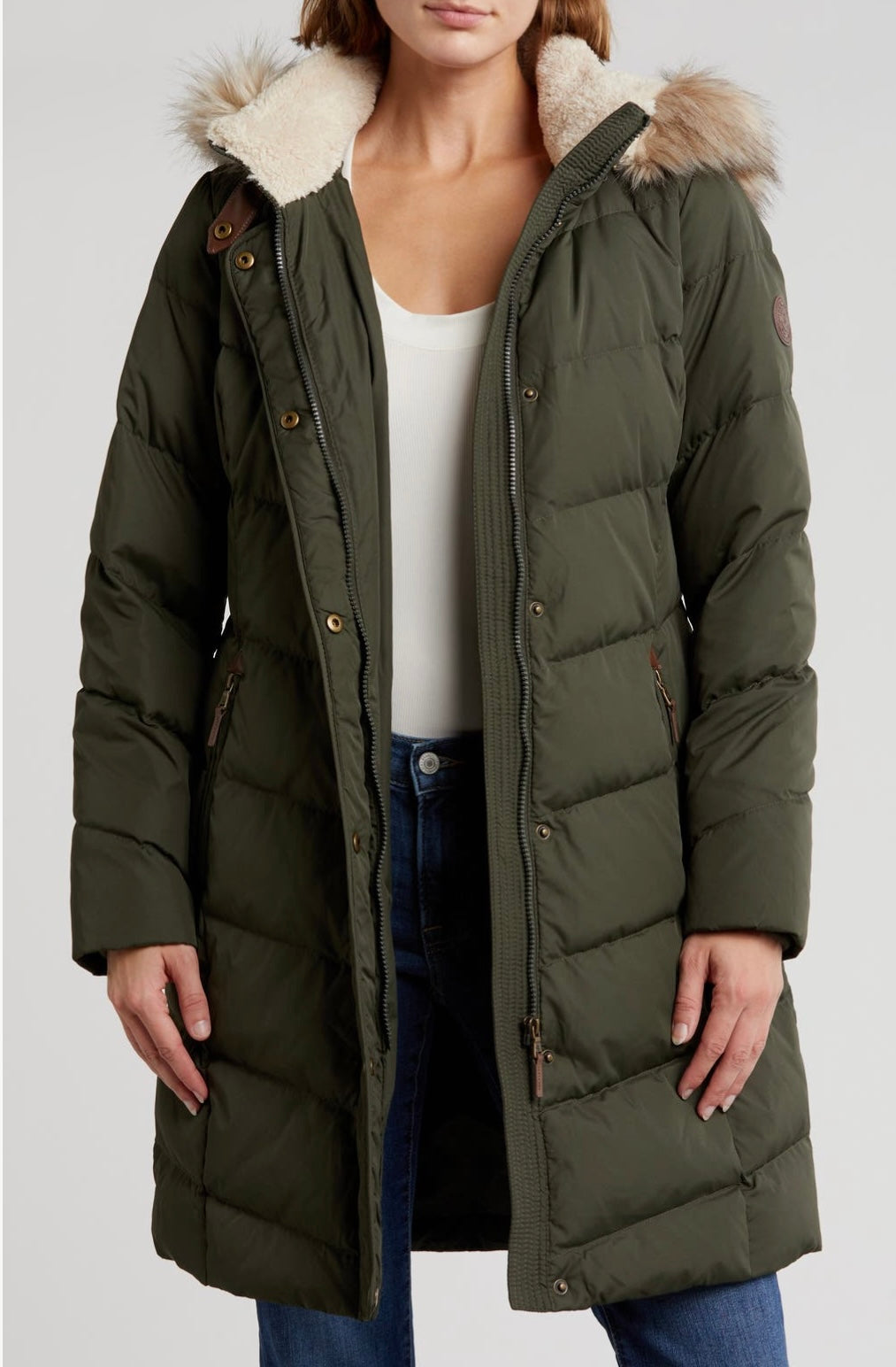 Ralph Lauren Hooded puffer coat