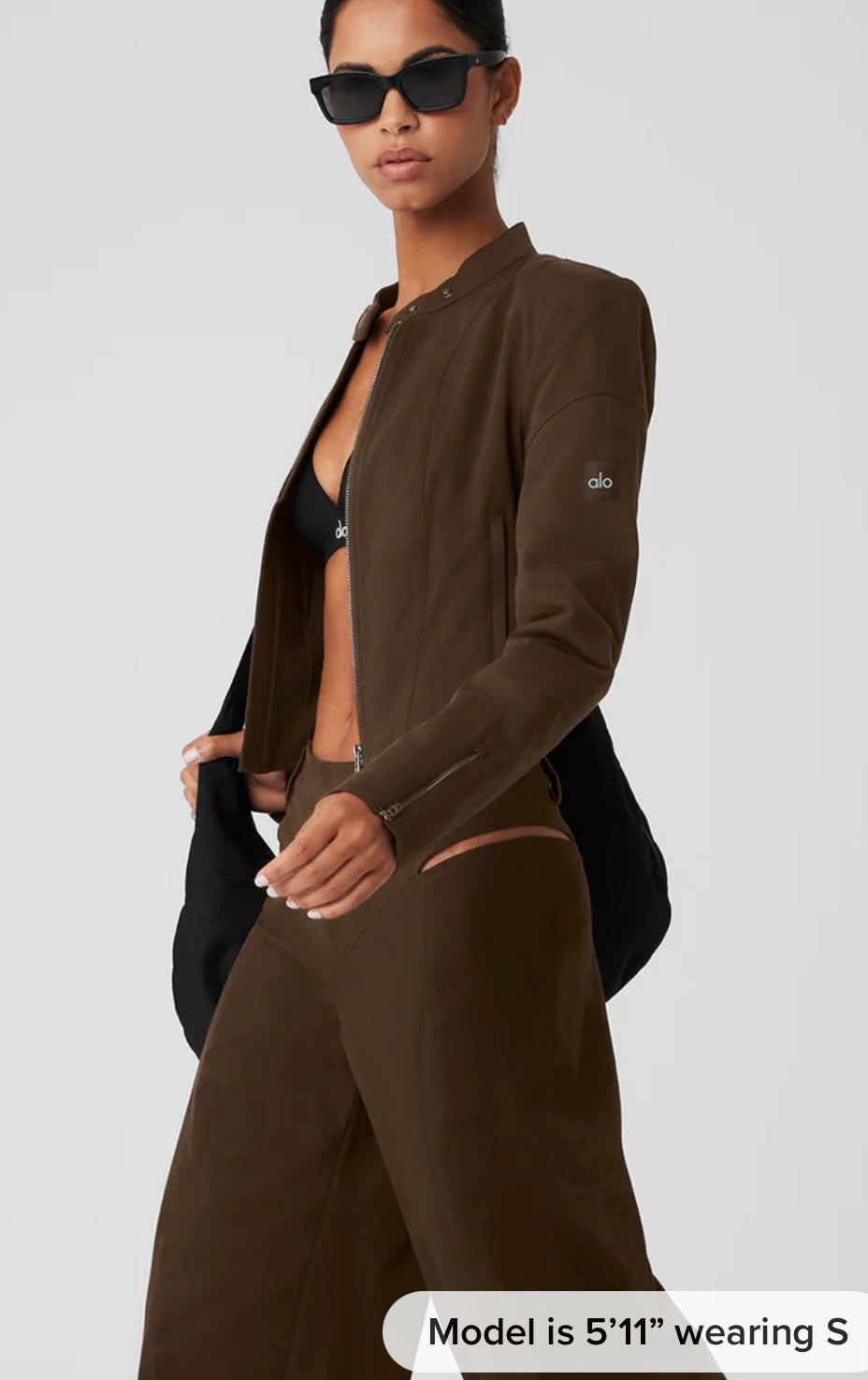 Cropped Full Throttle Moto Jacket