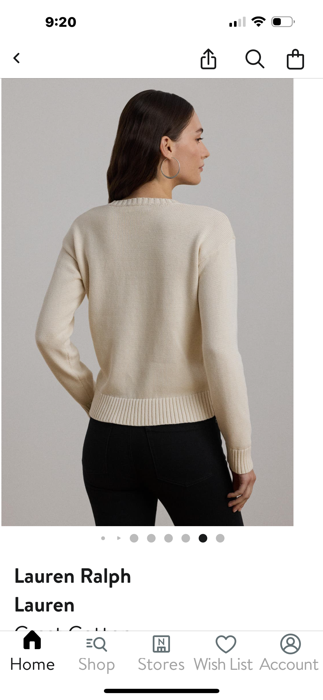 Ralph Lauren Logo koton kazak