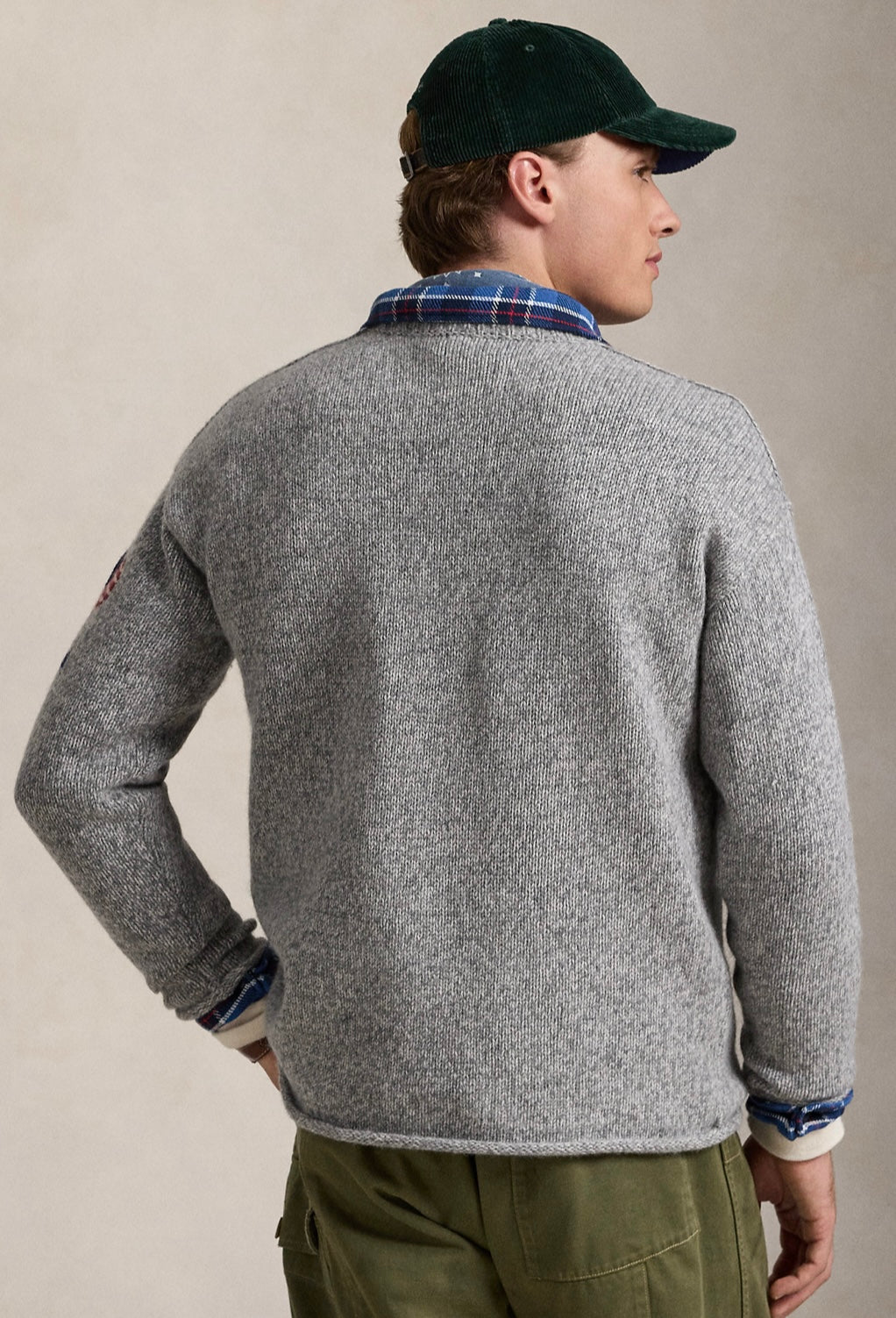 Flag wool sweater
