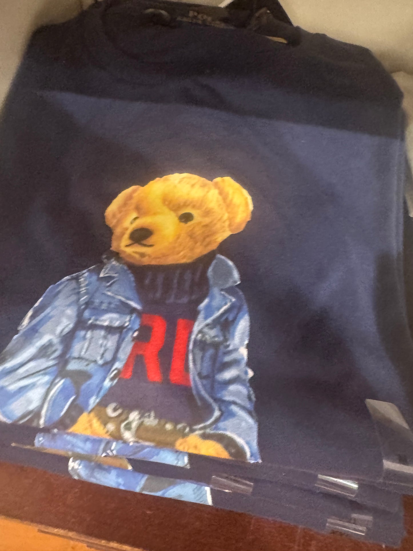 Erkek ayıcıklı koton tshirt