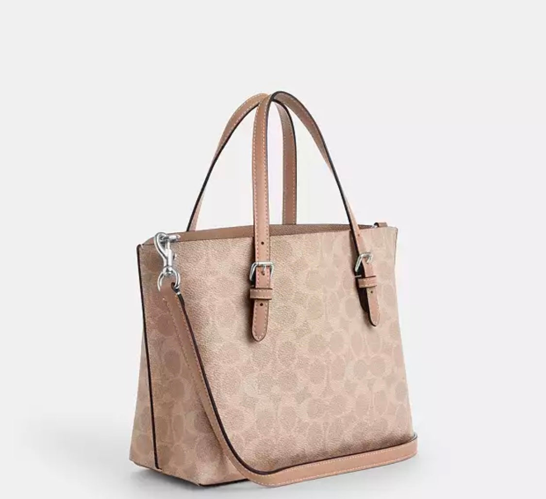 Mollie Tote Bag 25 In Signature Canvas Renkler➡️