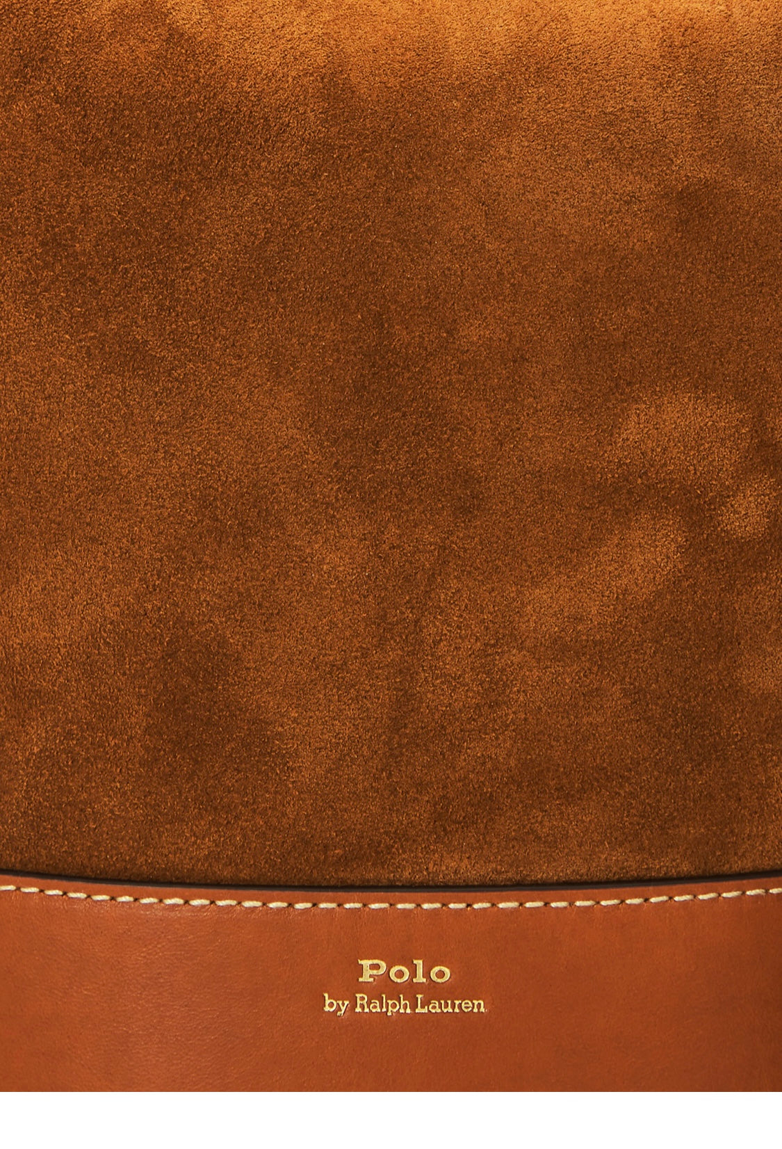 Suede bucket bag
