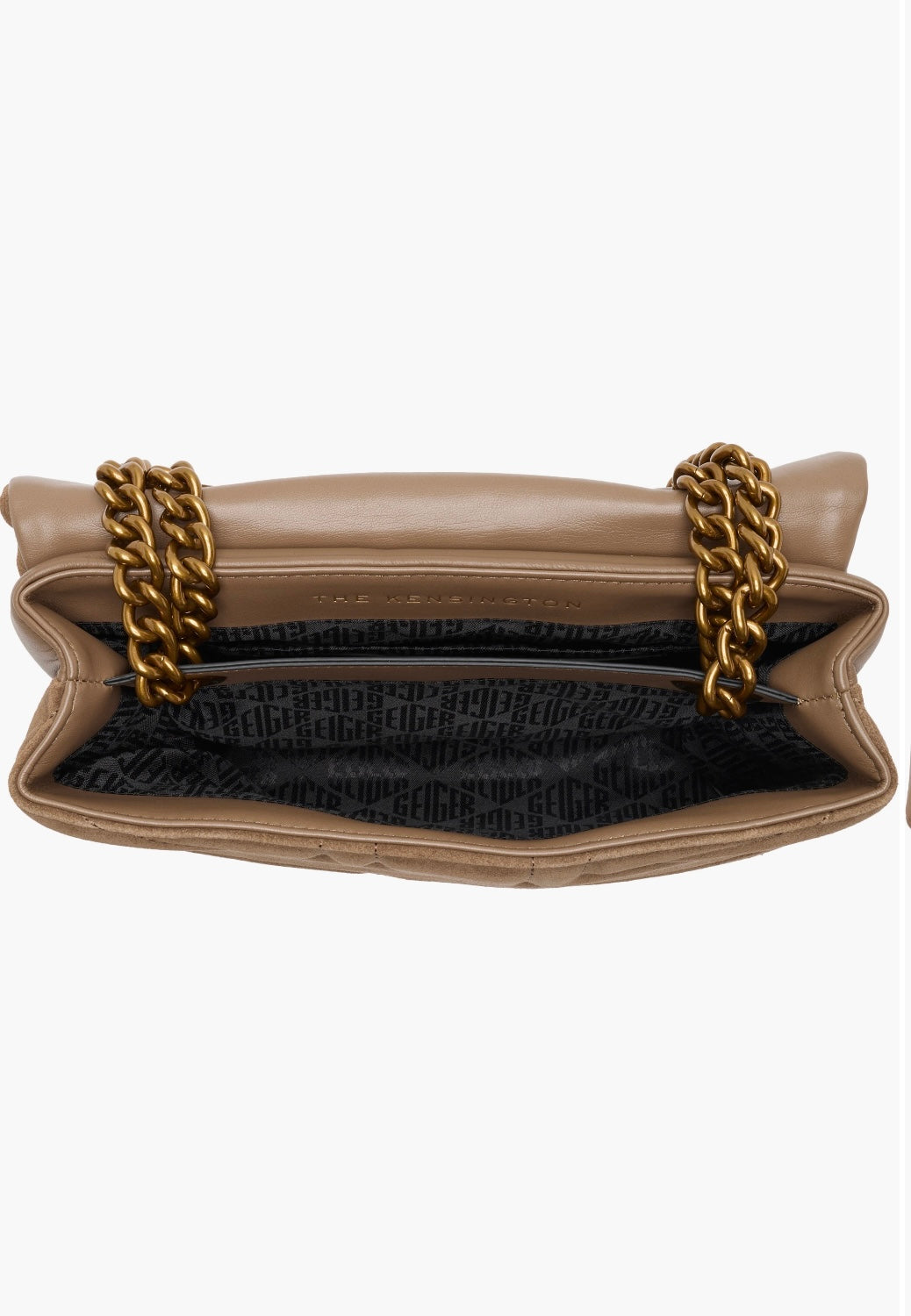 Large Kensington leather& suede shoulder bag