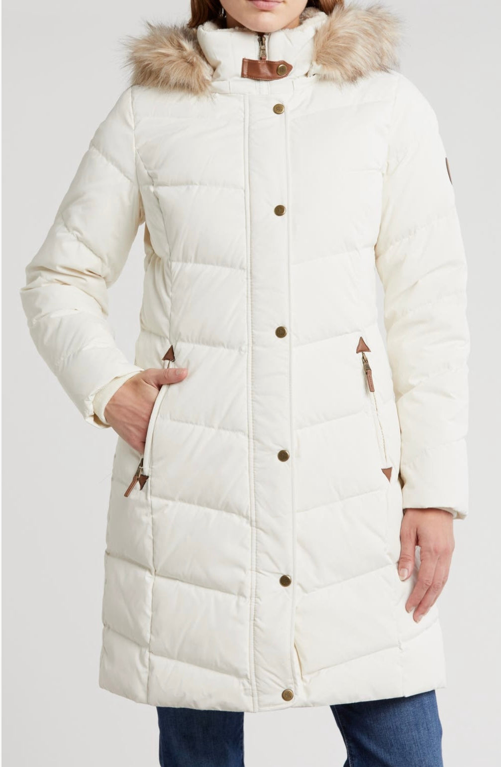 Ralph Lauren Hooded puffer coat