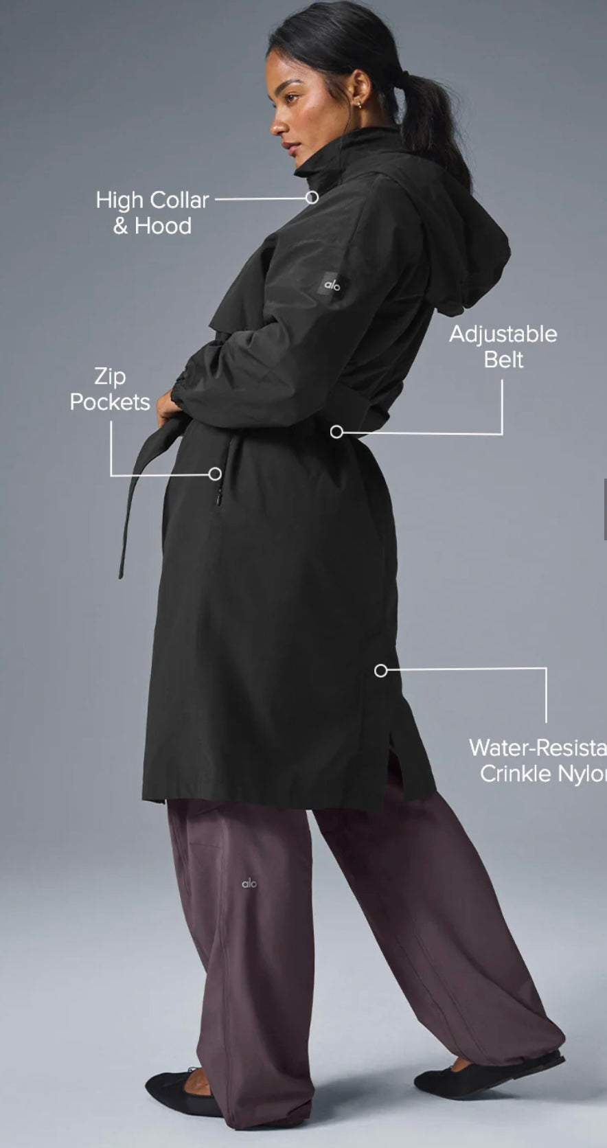 Crinkle On The Move Trench RENKLER➡️