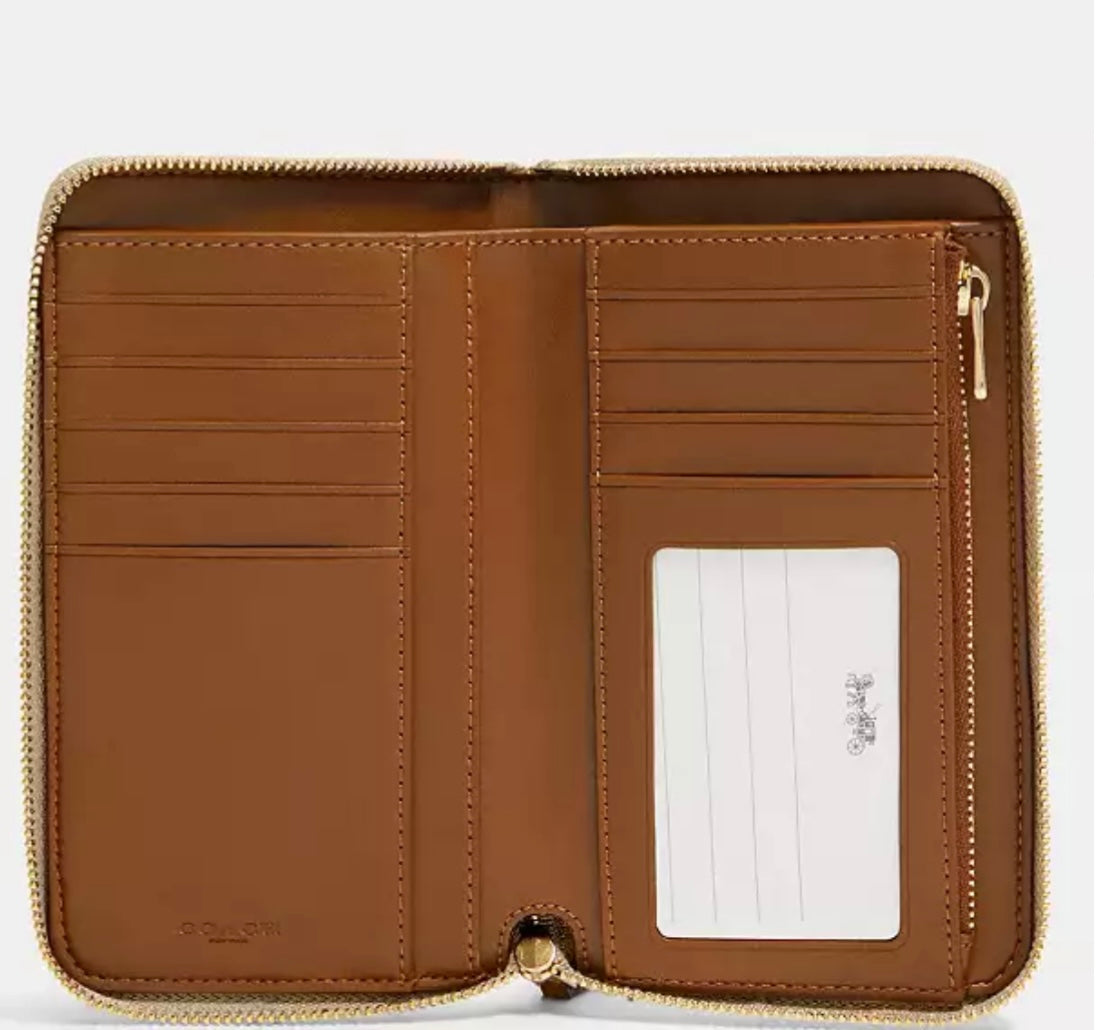 Medium Id Zip Wallet In Signature Canvas