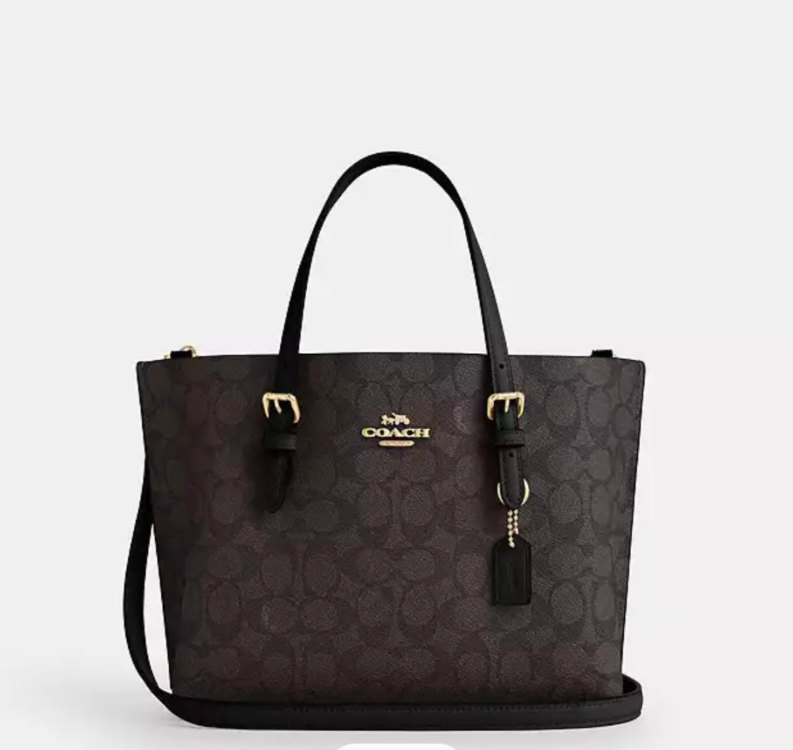 Mollie Tote Bag 25 In Signature Canvas Renkler➡️