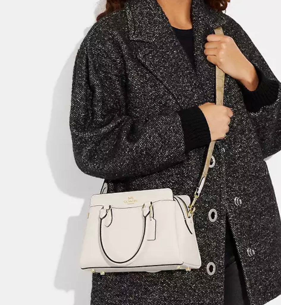 Mini Darcie Carryall Bag With Signature Canvas Detail