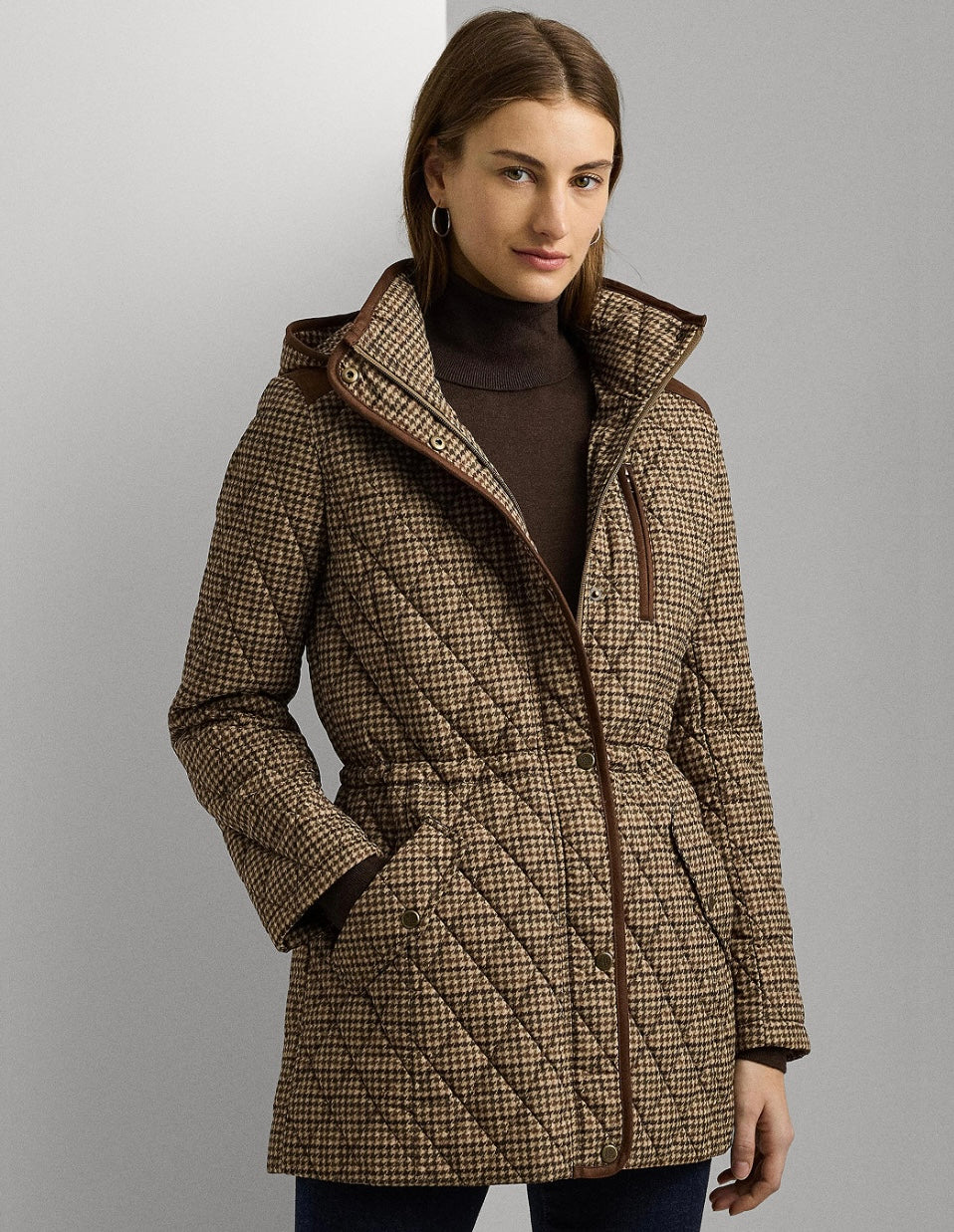 Women's Hooded Quilted Coat