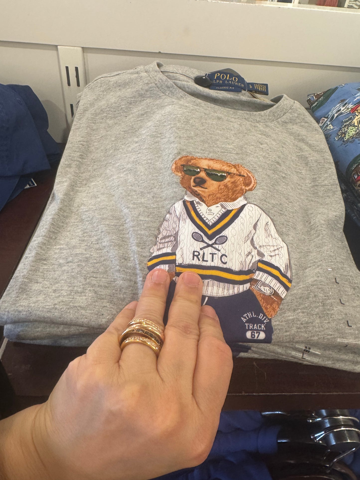 Erkek ayıcıklı koton tshirt
