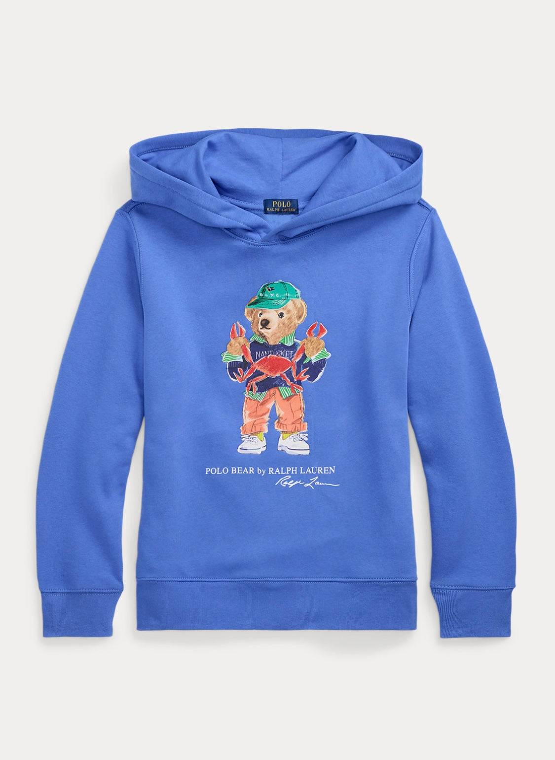 Ayıcıklı kapüşonlu sweatshirt genç erkek