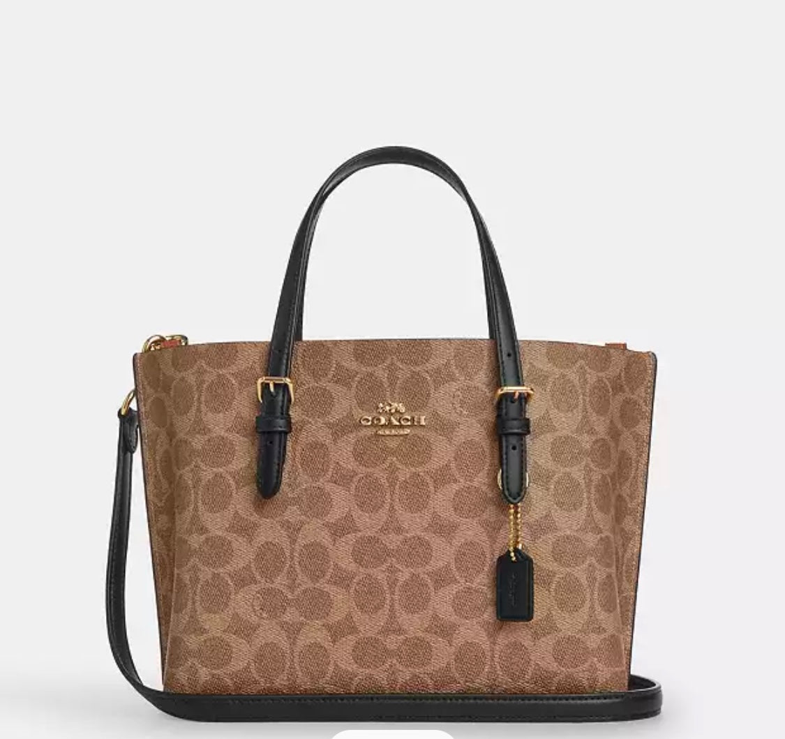 Mollie Tote Bag 25 In Signature Canvas Renkler➡️