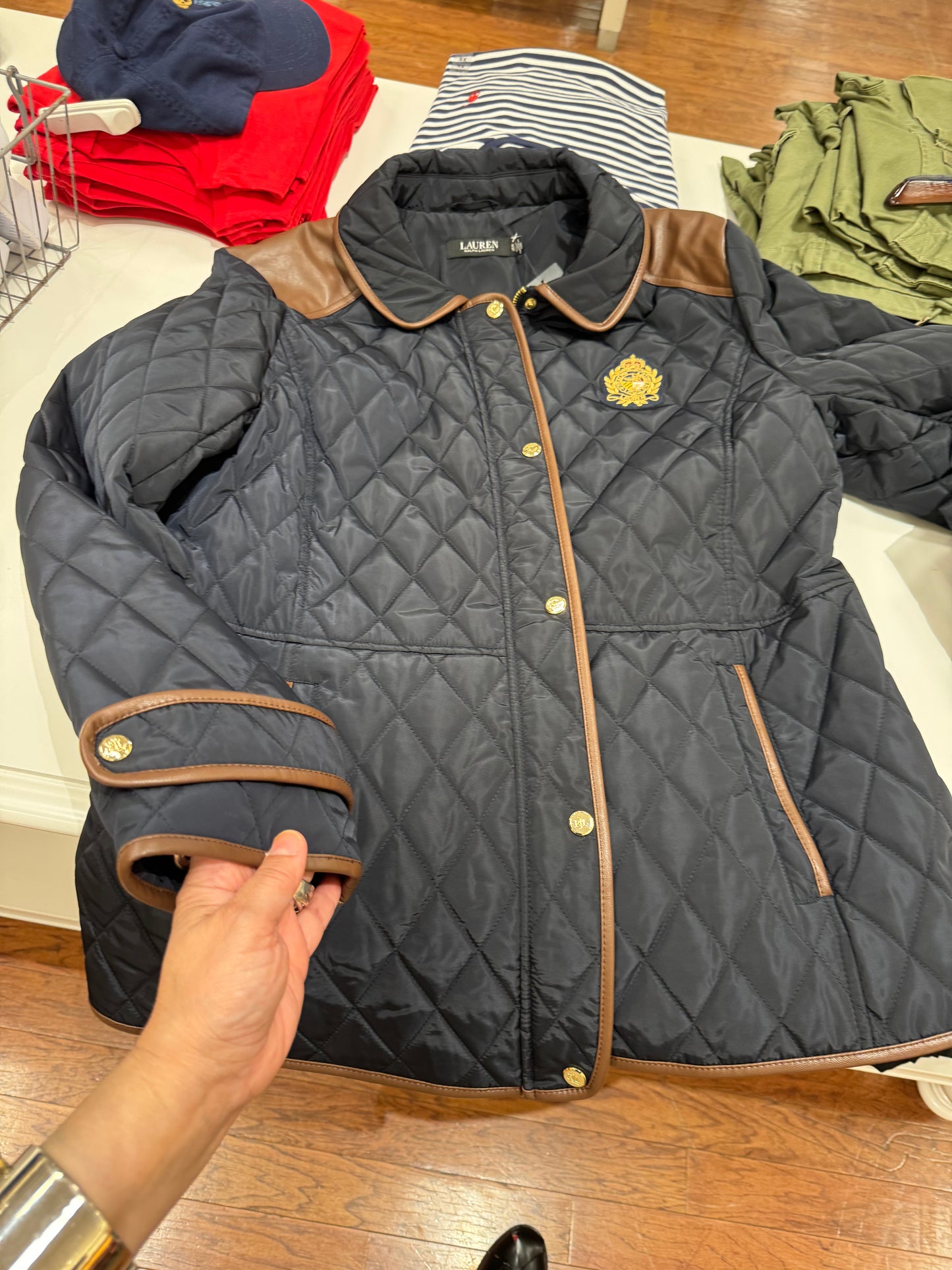 Ralph lauren kapitone mont