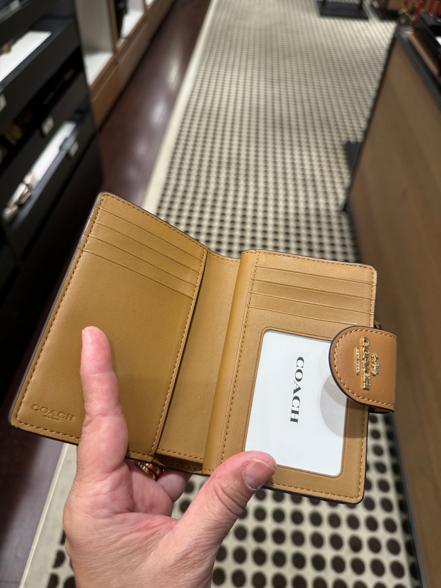 Coach mini cüzdan