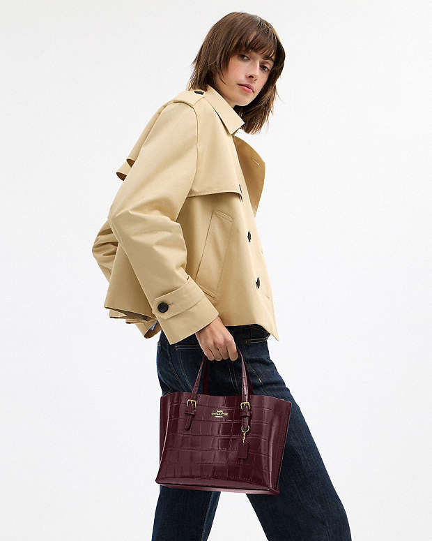 Mollie Tote bag 25 croco serisi, renkler➡️
