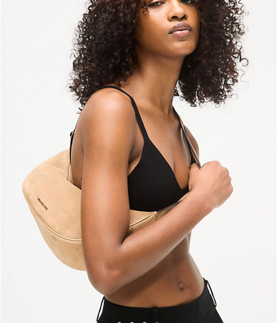 Avra Medium Suede Crossbody