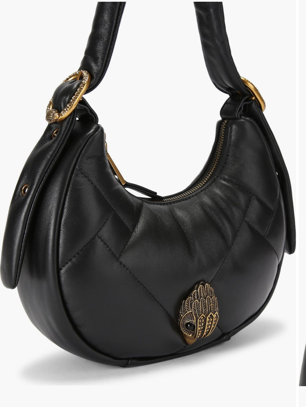 Kensington Puff quilted/siyah