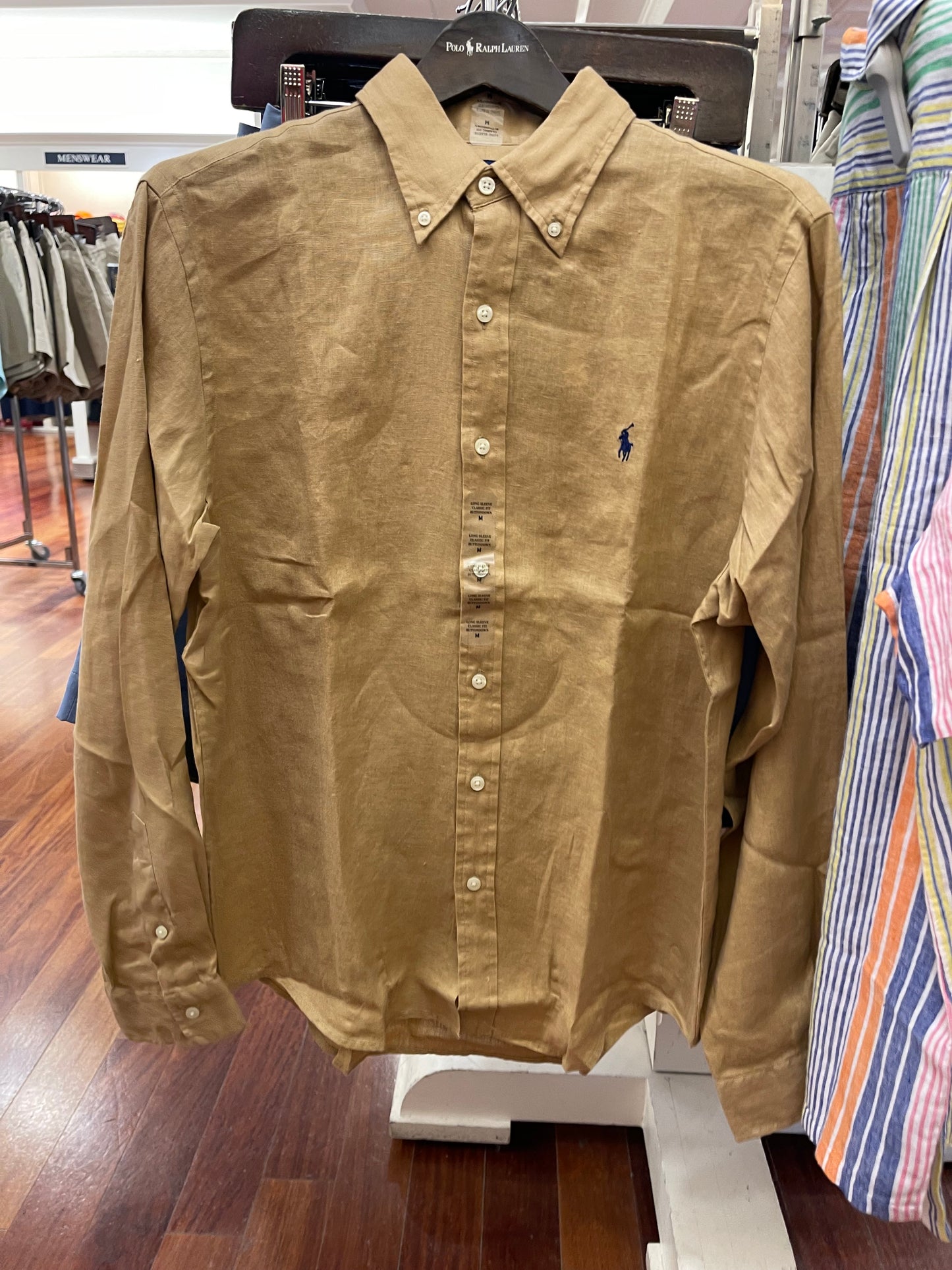 Ralph Lauren Erkek Keten Gomlek