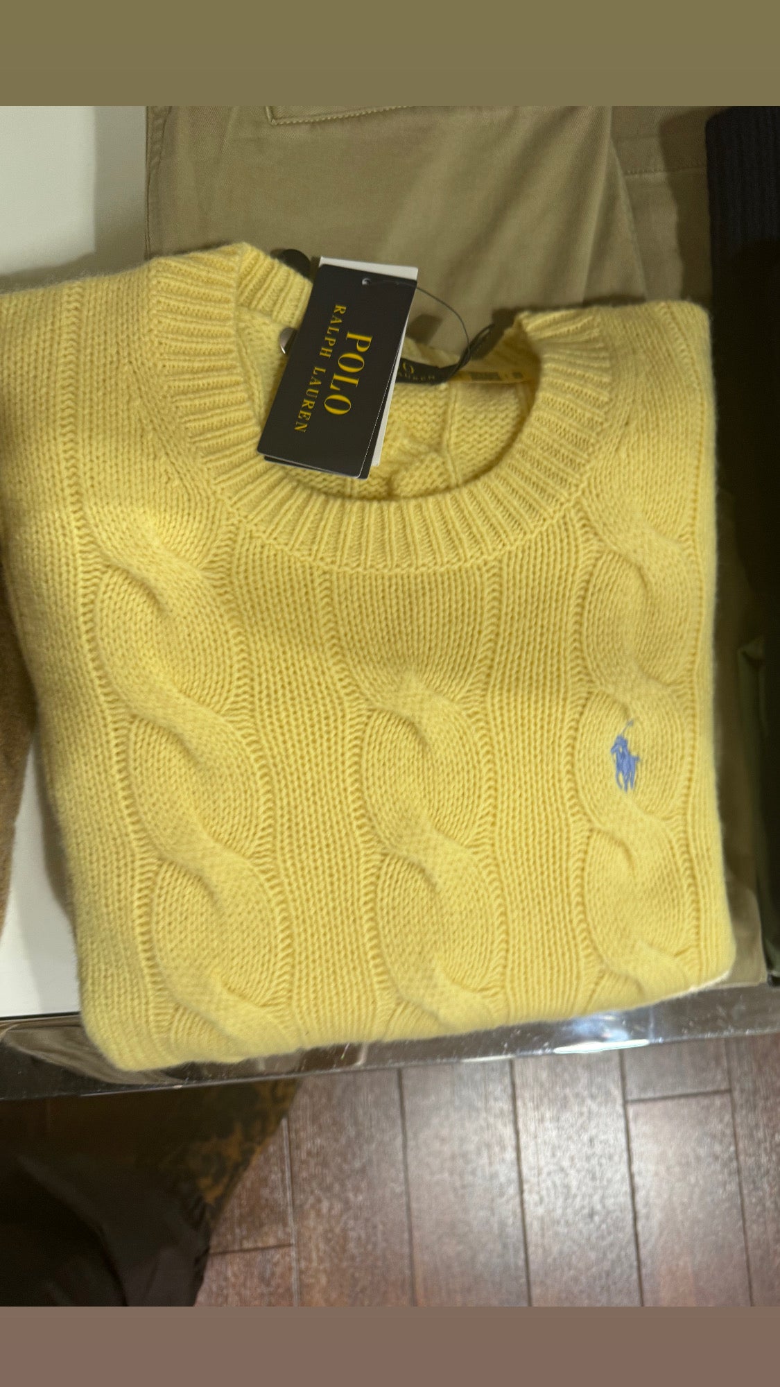 Ralph lauren yün+cashmere kazak