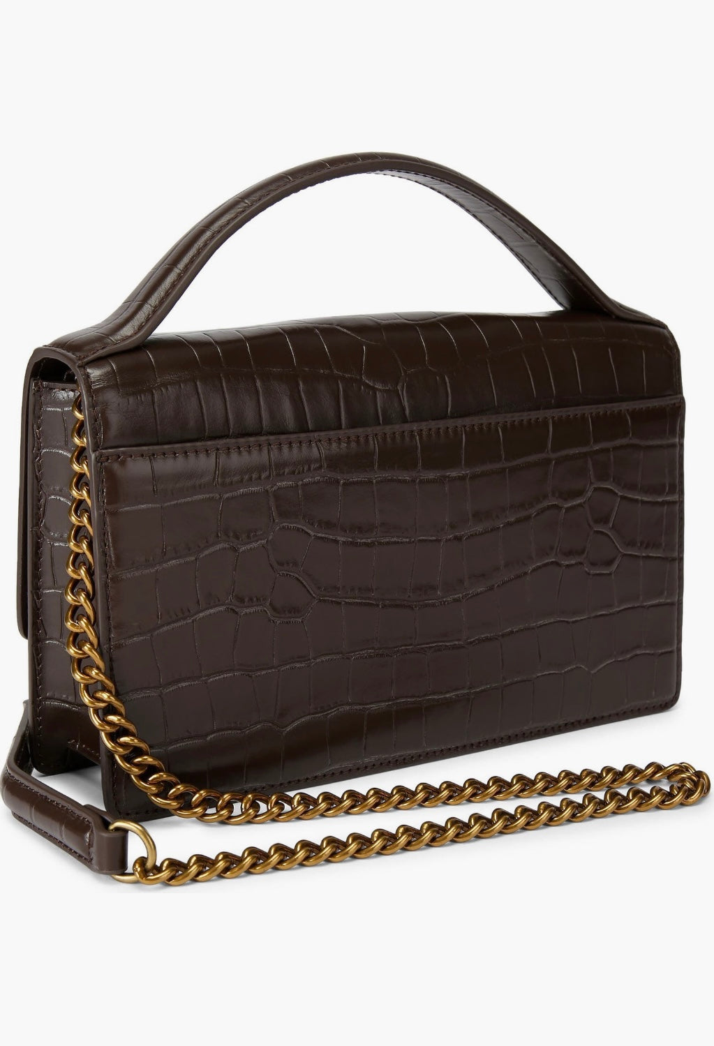 Bond croc embrossed top handle
