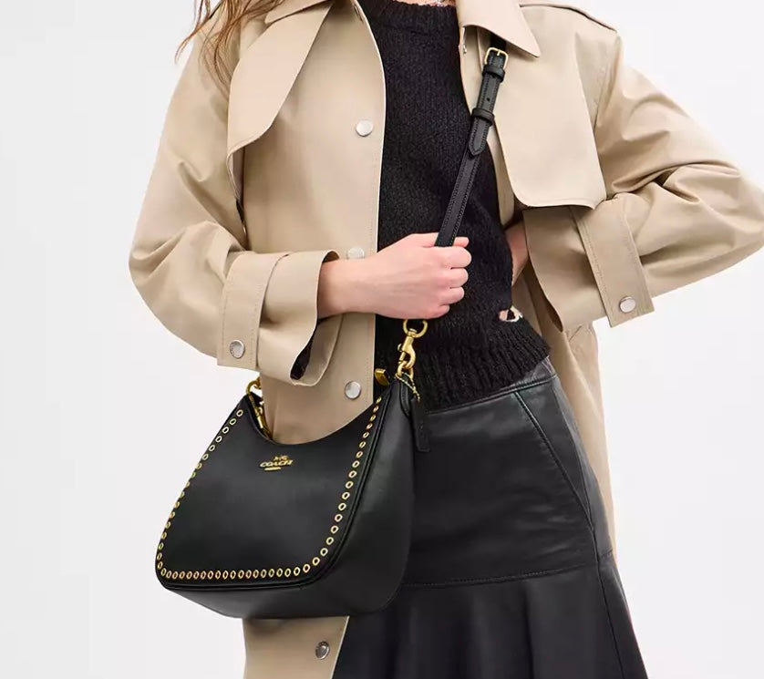 Teri Hobo Bag Düz Renkler➡️
