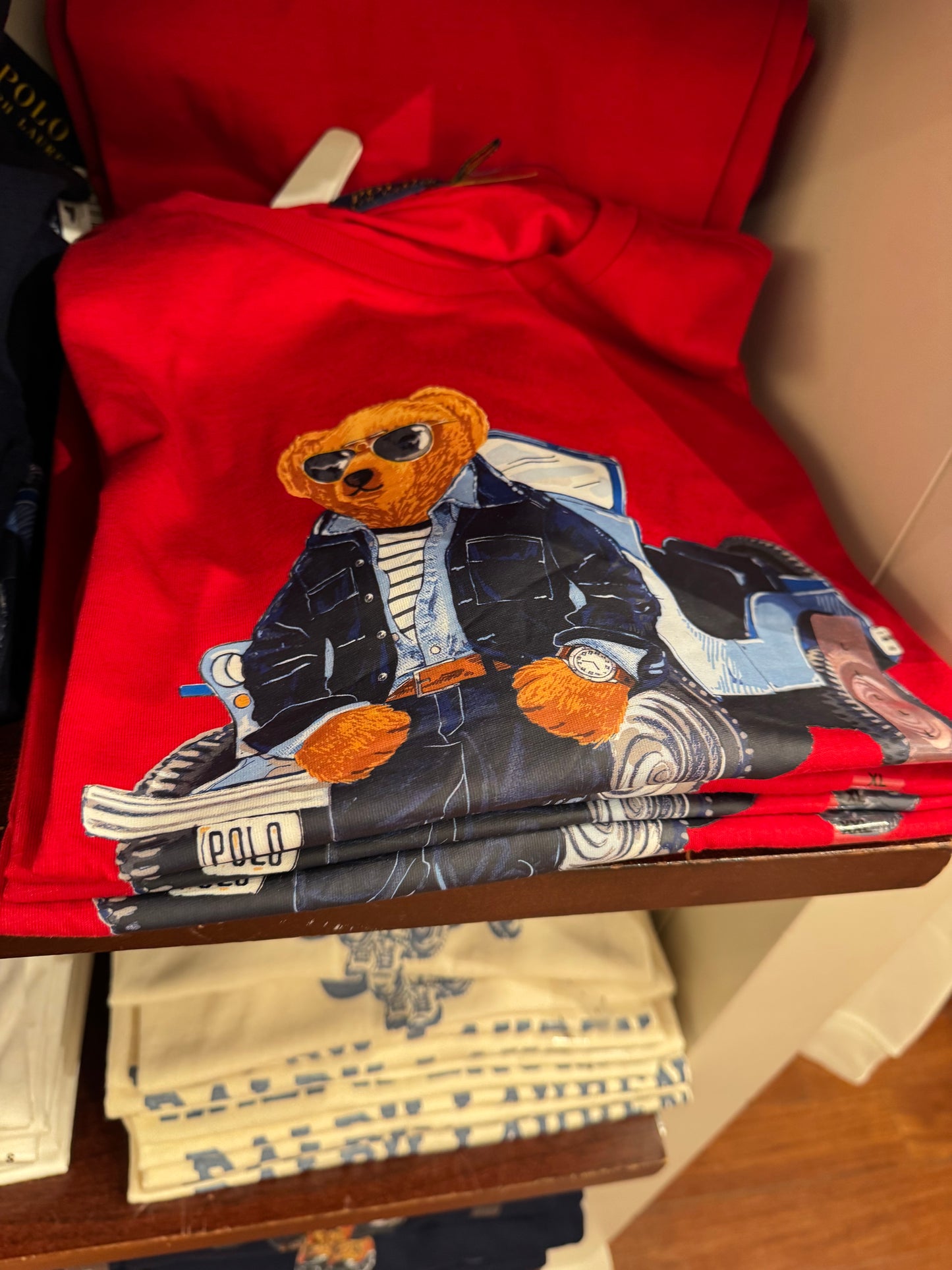 Erkek ayıcıklı koton tshirt