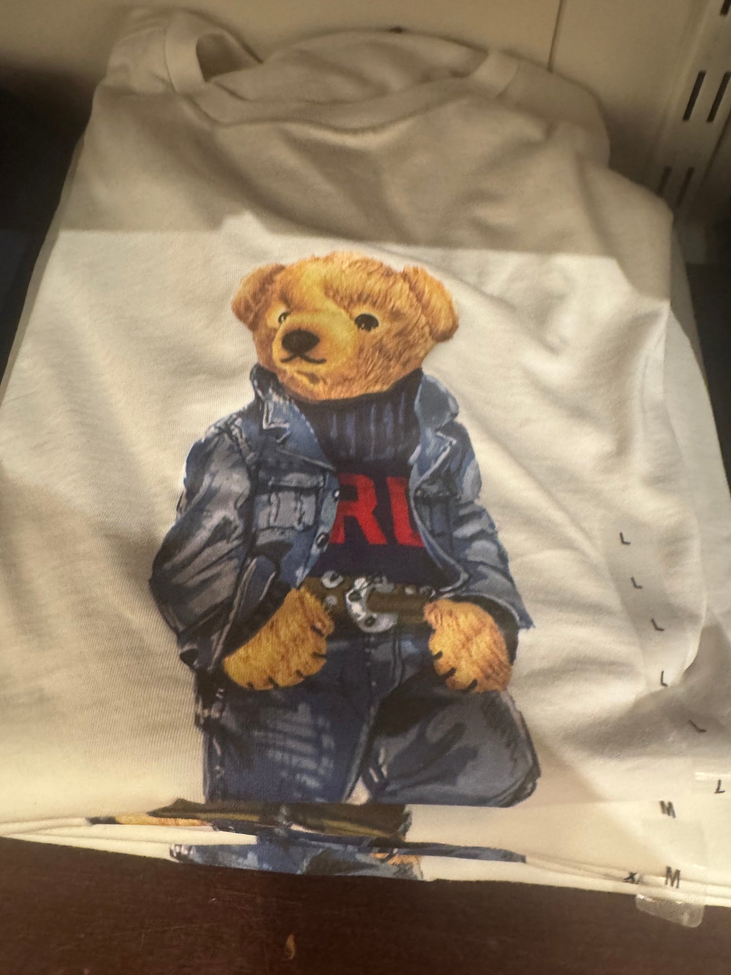 Erkek ayıcıklı koton tshirt