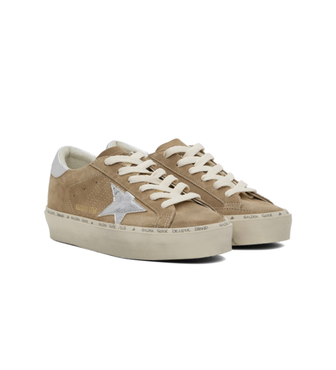 GOLDEN GOOSE
Brown Hi Star Classic Sneakers