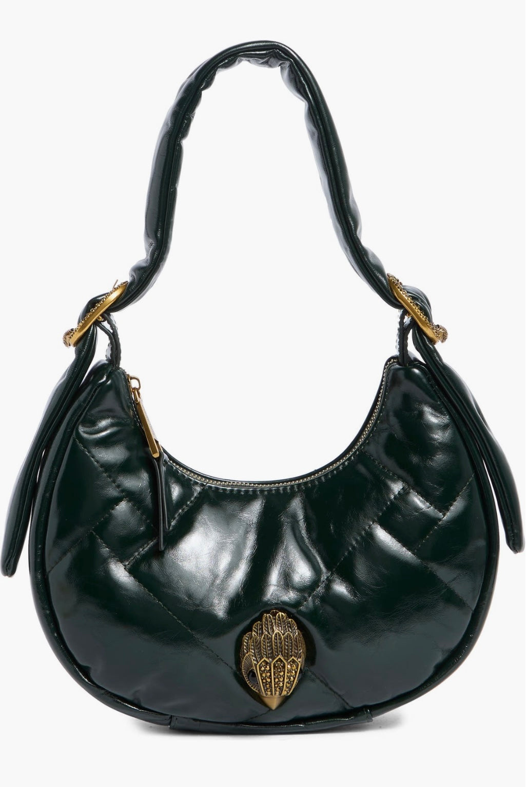 Kurt Geiger small kensington puff hobo bag/ Yeşil