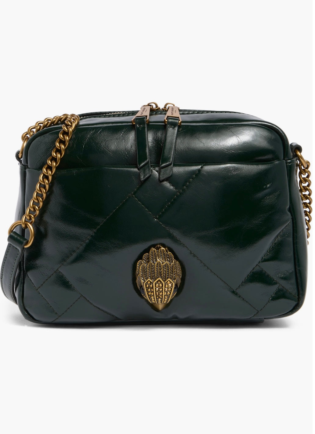 Kurt Geiger small kensington camera bag/Open Green