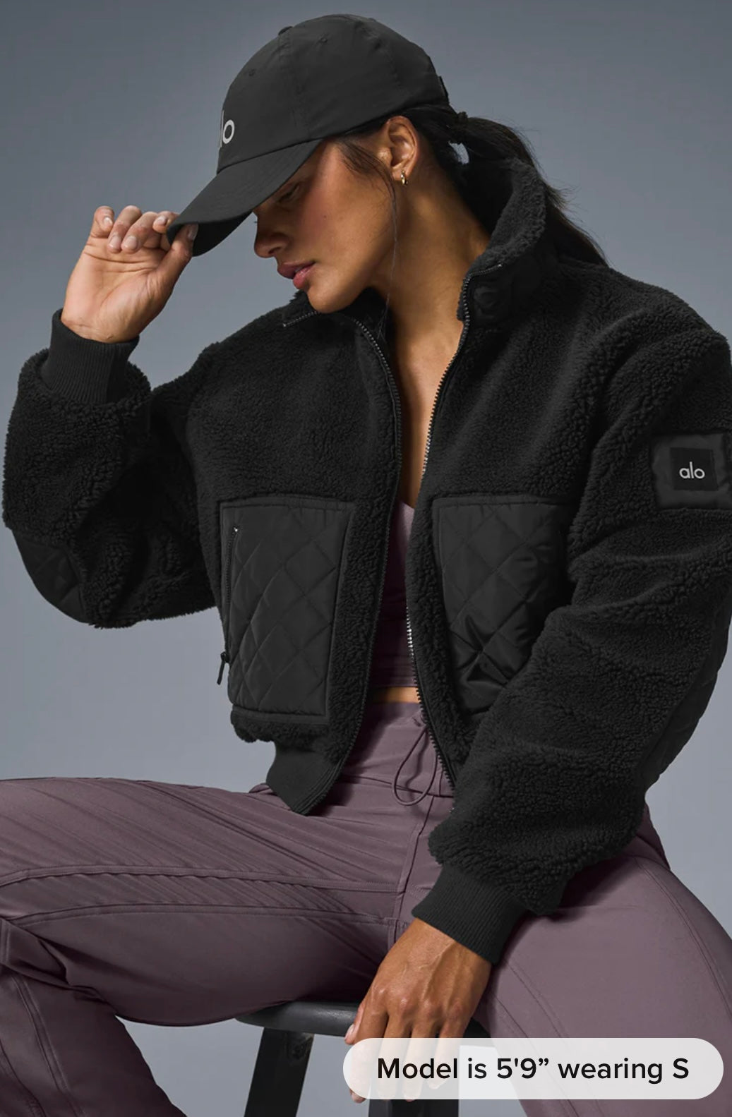 Sherpa Edge bomber jacket