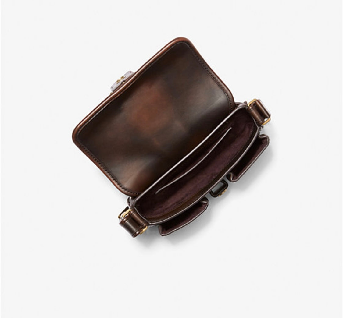 Colby Extra-Small Burnished Leather Shoulder Bag