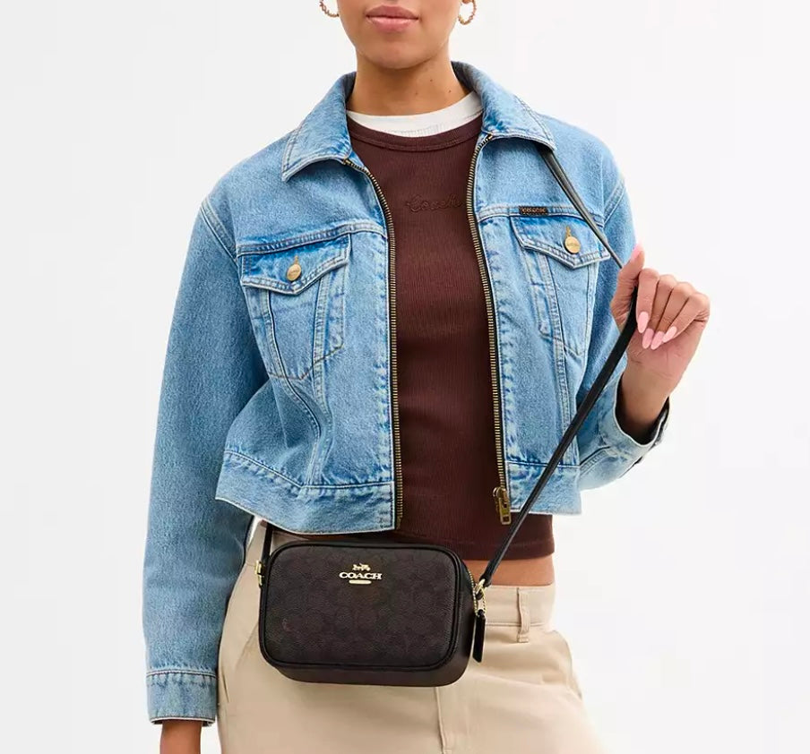Mini Jamie Camera Bag In Signature Canvas