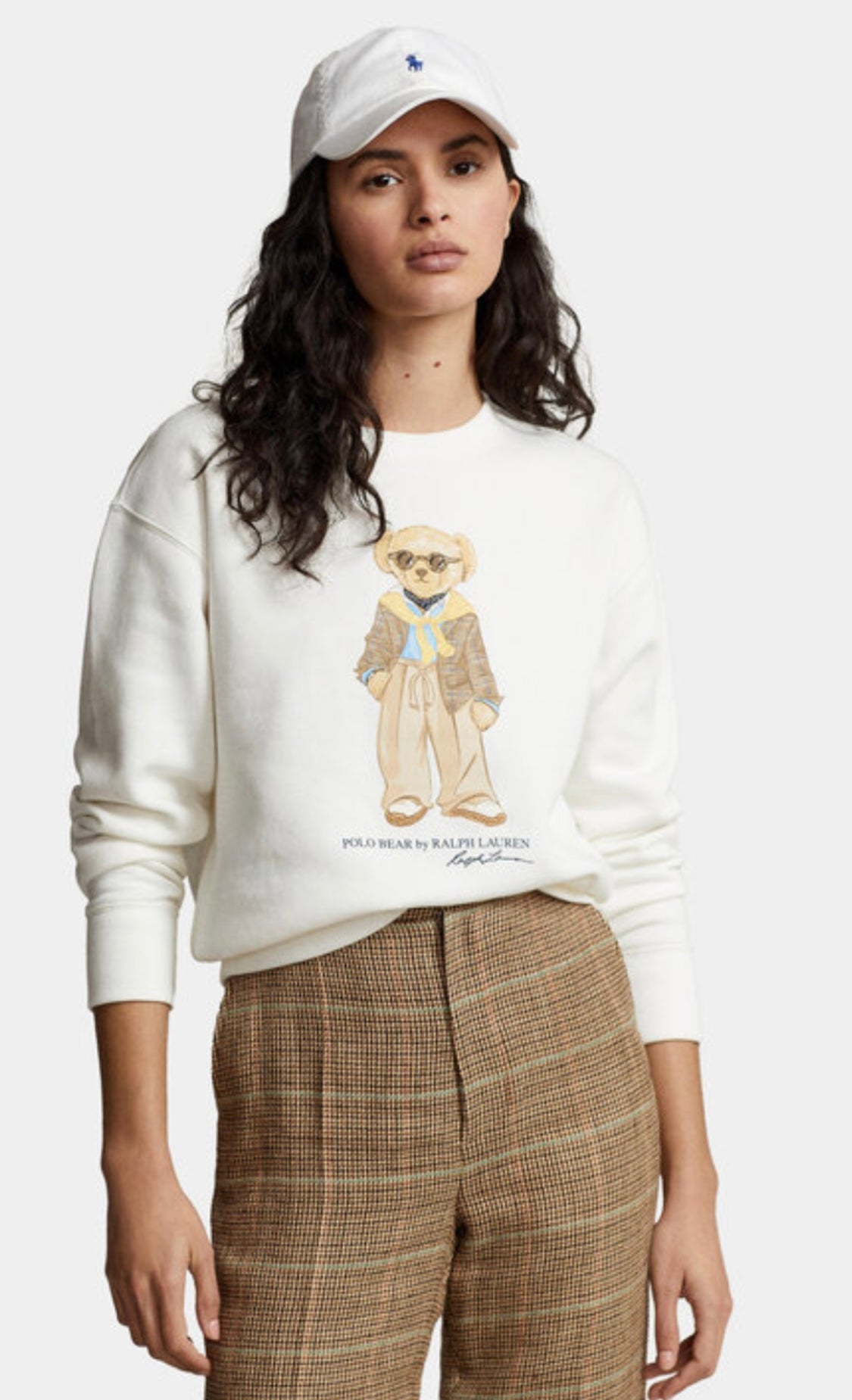 İçi şardonlu ayıcıklı sweatshirt