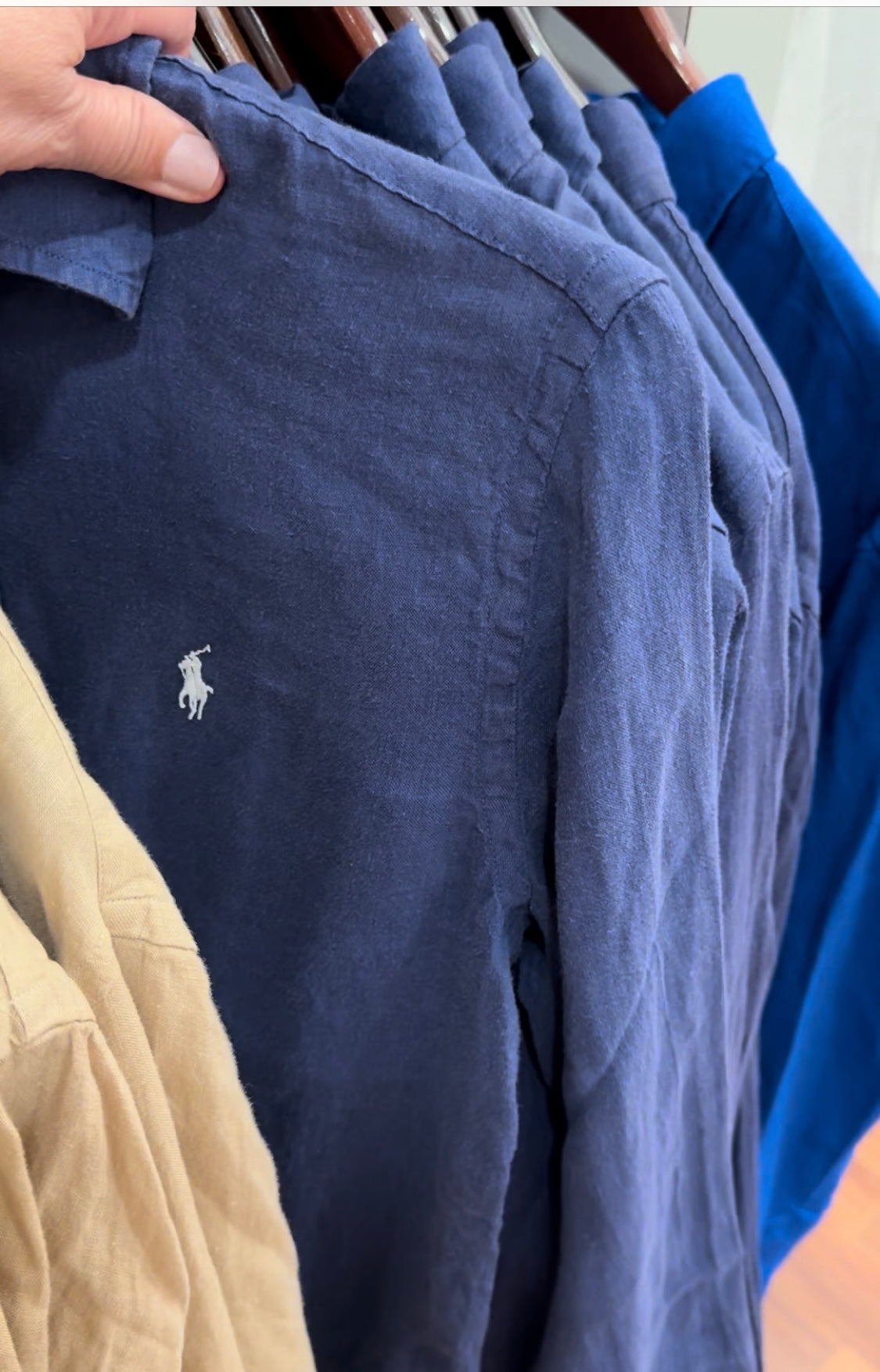 Ralph lauren bayan keten gömlek